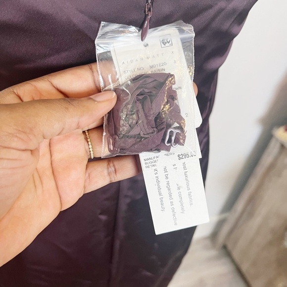 Aidan Mattox Strapless Sweetheart Flare Gown - Picture 10 of 10